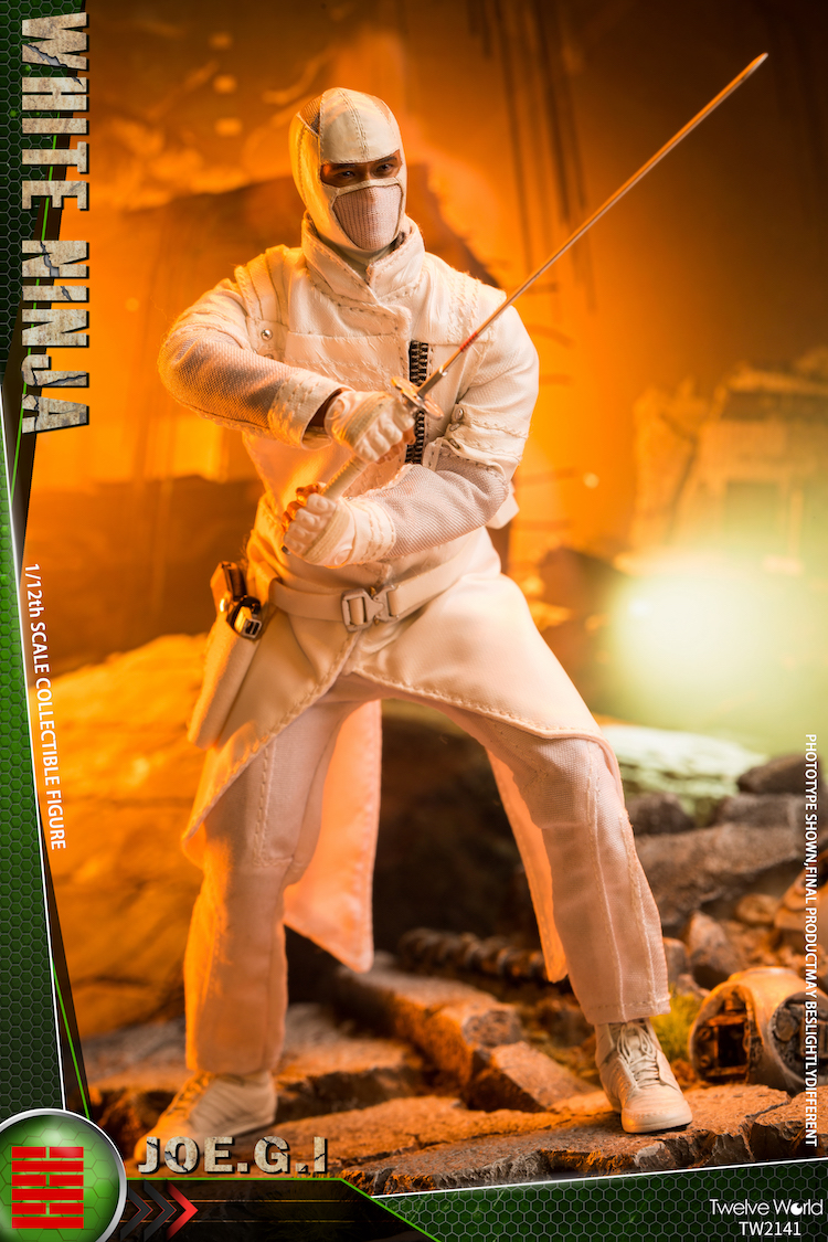 TWTOYS 1:12 Scale White Ninja Samurai [TWV-2141] - EKIA Hobbies