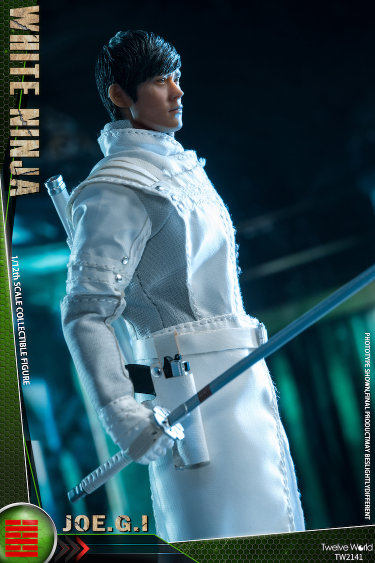 TWTOYS 1:12 Scale White Ninja Samurai [TWV-2141] - EKIA Hobbies