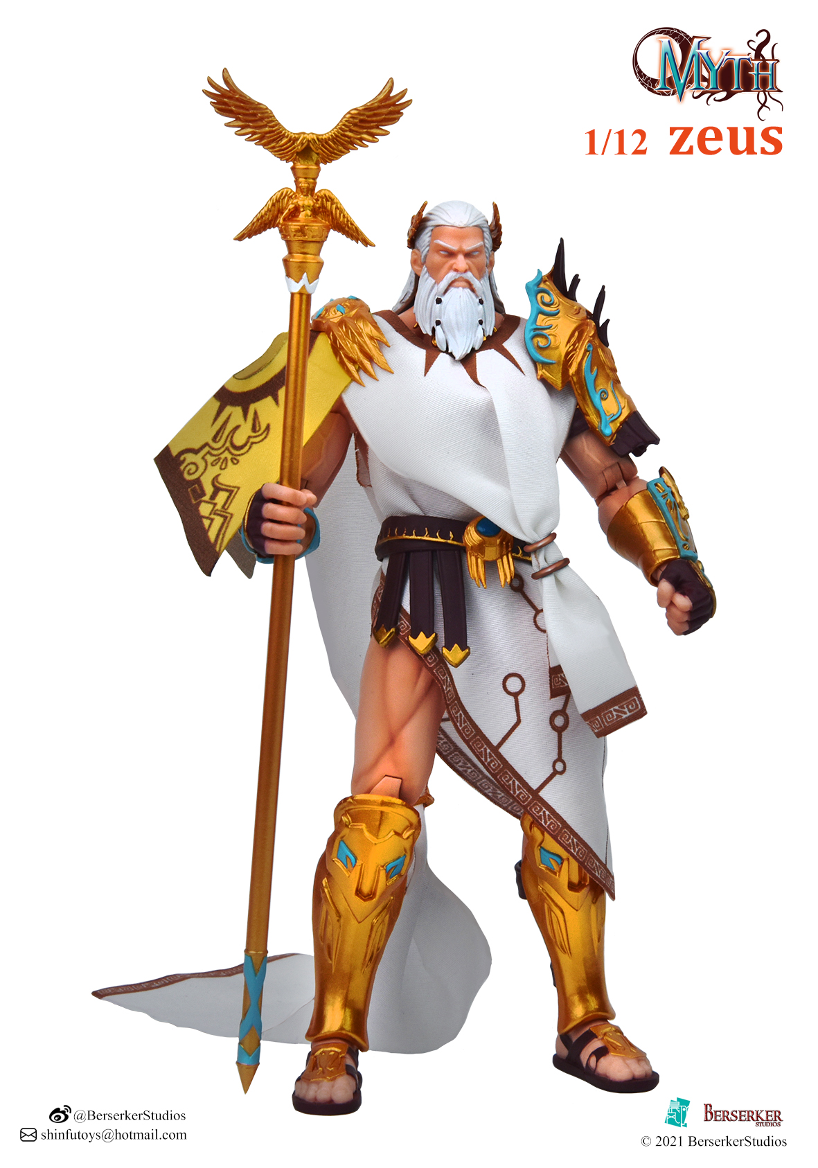 Berserker Studios 1:12 Zeus Action Figure [BS-M01] - EKIA Hobbies