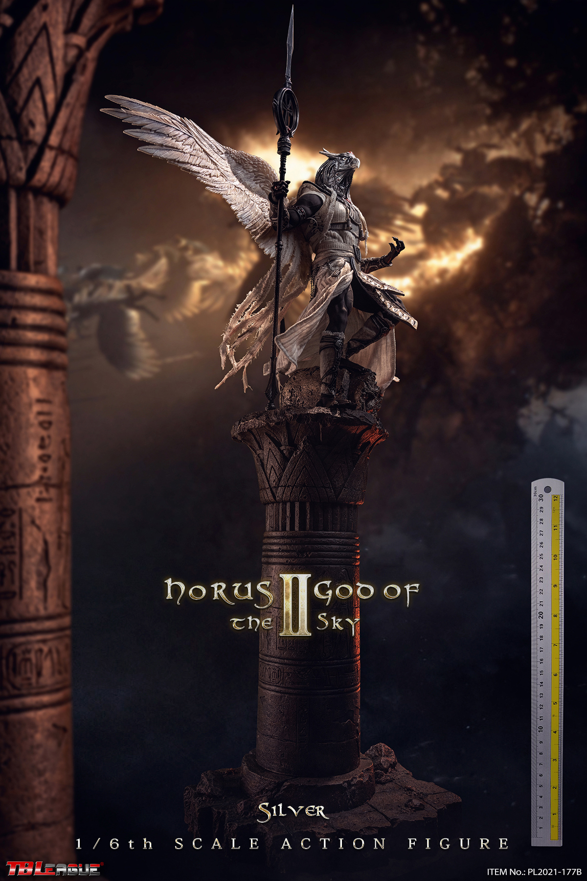 TBLeague 1/6 Horus, Egyptian God of the Sky-Sliver [PL2021-177B