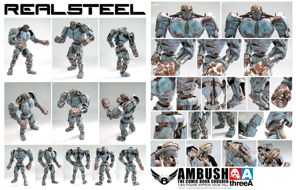 3A-AMBUSH-RE] THREEA Real Steel Ambush Retail Version - EKIA Hobbies
