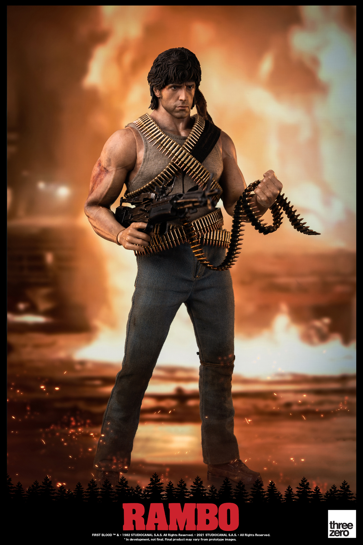 ThreeZero Rambo First Blood John 12
