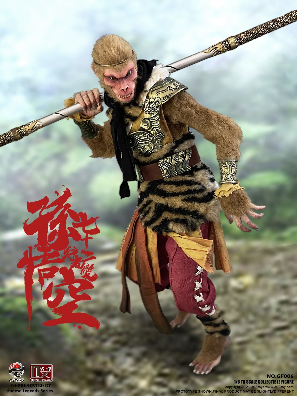 303 Toys 1/6 Monkey King Sun 72 Metamorphoses Sneaking on Yalong