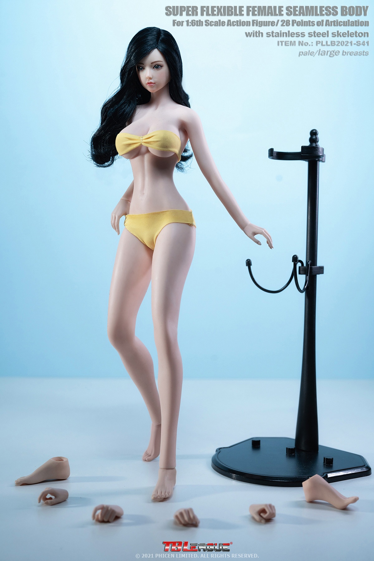 TBLeague 1:6 Seamless Bodies Tall and Slender Type with Head
