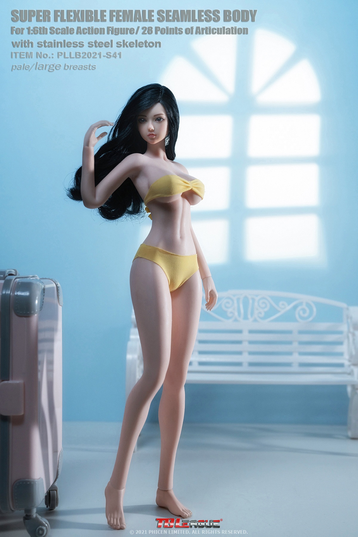 TBLeague 1:6 Seamless Bodies Tall and Slender Type with Head [PLLB2020-S41]