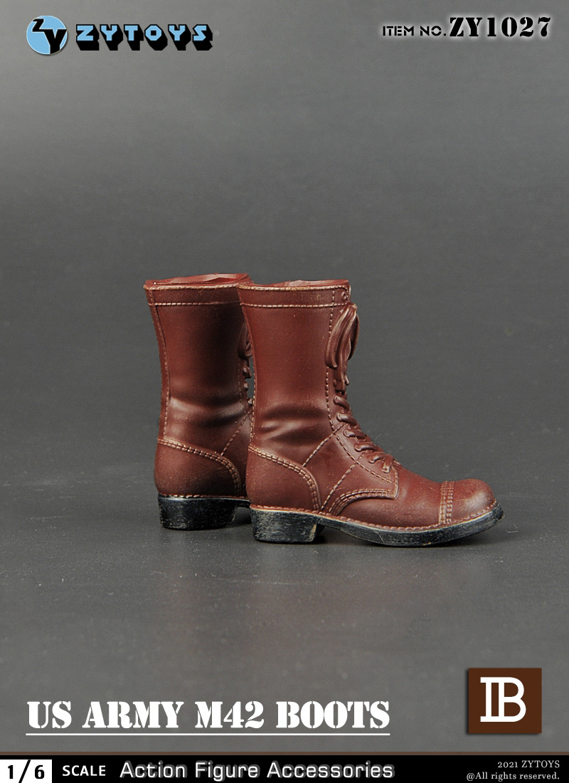 ZY Toys 1/6 German M42 Boots [ZY-1027B] - EKIA Hobbies