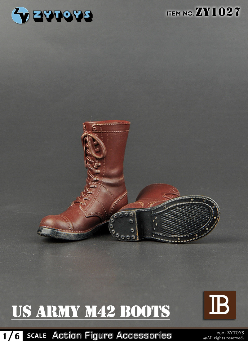 ZY Toys 1/6 German M42 Boots [ZY-1027B] - EKIA Hobbies