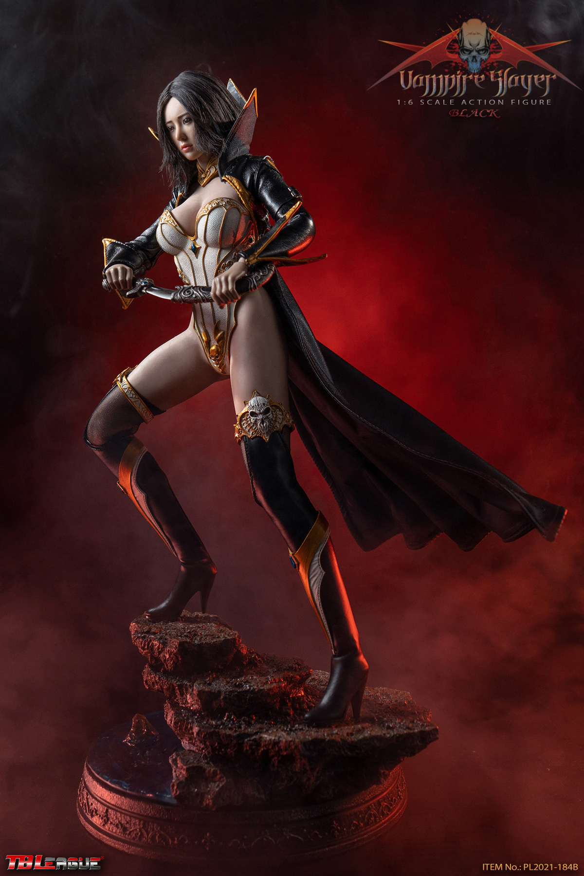 TBLeague 1/6 木蘭 ブラック.Ver TBLeague 1/6 Vampire Slayer Black Figure [PL2021-184B