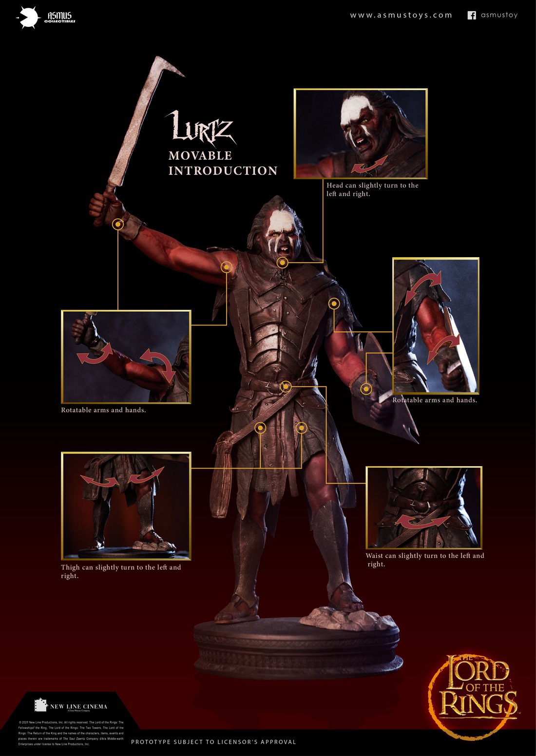 ASMUS TOYS LOTR011 エオメル フィギュア Asmus Toys 『ロード・オブ・ザ・リング』 エオメル / カール