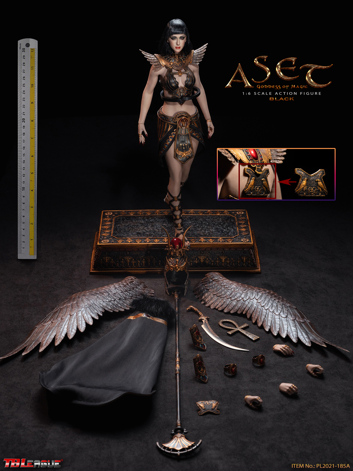 TBLeague 1/6 Aset Goddess of Magic Black Figure [PL2021-185A]