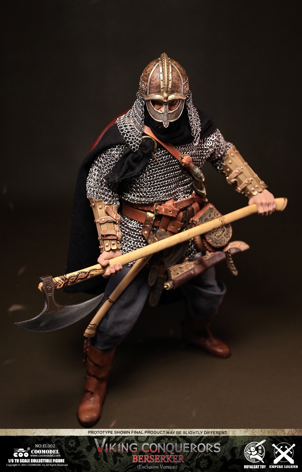 【ほぼ新品】EL0021/6   VIKING CONQUERORS バイキング 1/6 VIKING CONQIERORS BERSERKER EXCLUSIVE VERSION Figure [CM