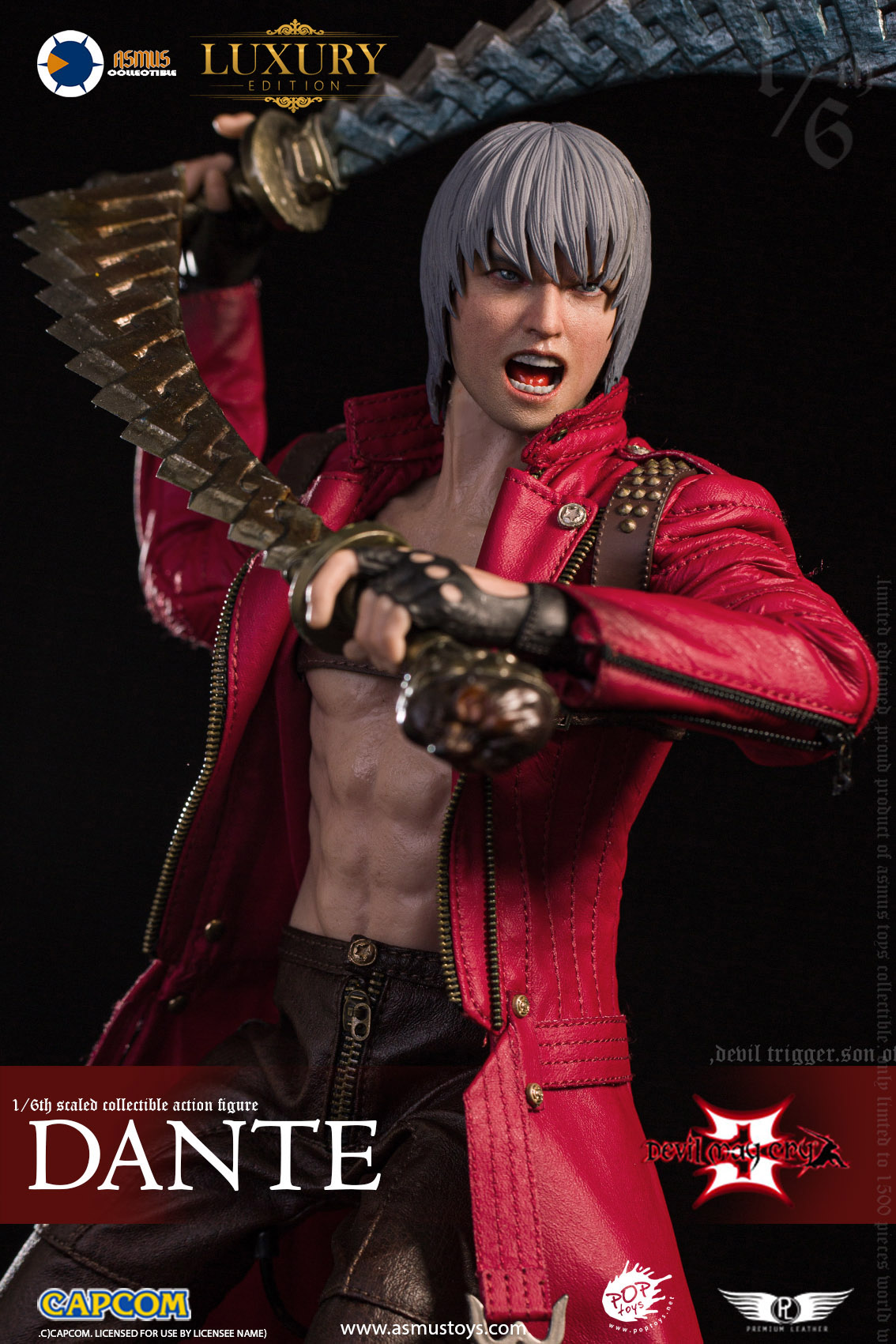  Devil May Cry Dante Cosplay Costume DMC 5 Deluxe