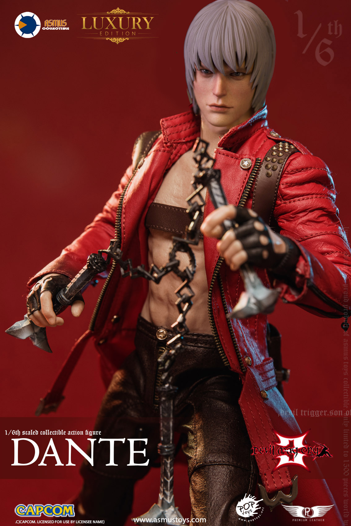 ASMUS TOYS 1/6 Devil May Cry 5 DANTE (DMC V) 12 Action FIGURE TOYS Deluxe