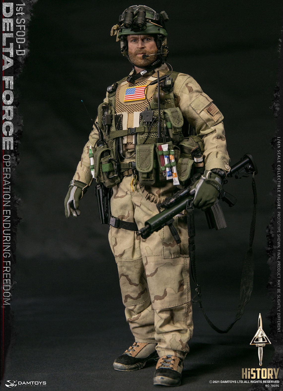 DAMTOYS 1/6 1st SFOD-D デルタ作戦 78077 DAMTOYS 78077 1/6 1st SFOD-D Combat Applications Group TEAM