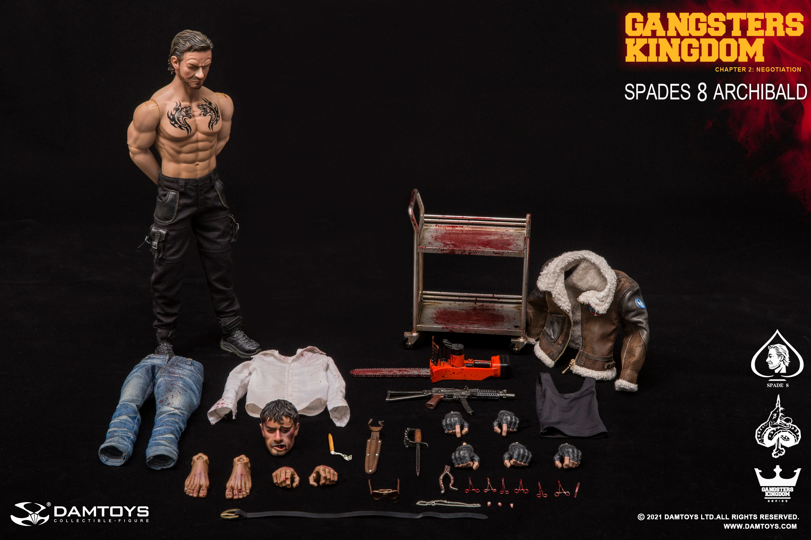 DAM TOYS Gangsters Kingdom SPADE 8 ARCHIBALD [DAM-GK024]