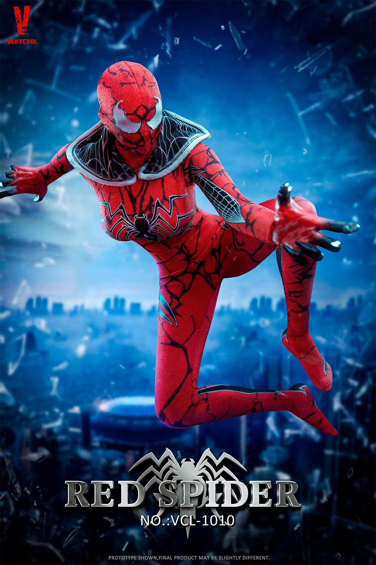 RED SPIDER #1.2.4.5.6.7.8.9.10セット VeryCool (VCL-1010) Red Spider 1/6 Scale Head Sculpt & Outfit Set