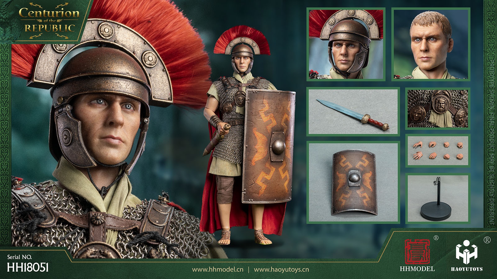 その他 HHMODEL x HAOYUTOYS Imperial Legion HH model X HaoYu Toys 1/6 Imperial Legion Silver Armored