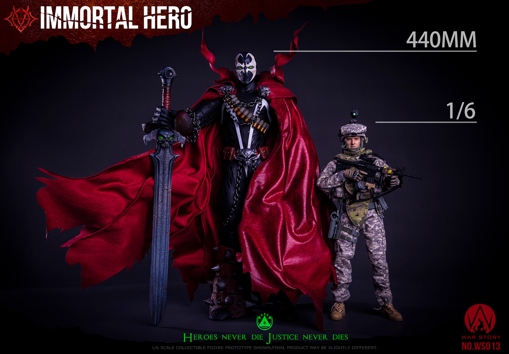 WAR STORY immortal hero フィギュア　1/6 WAR STORY 1/6 WS013 IMMORTAL HERO – One Man's Hobby