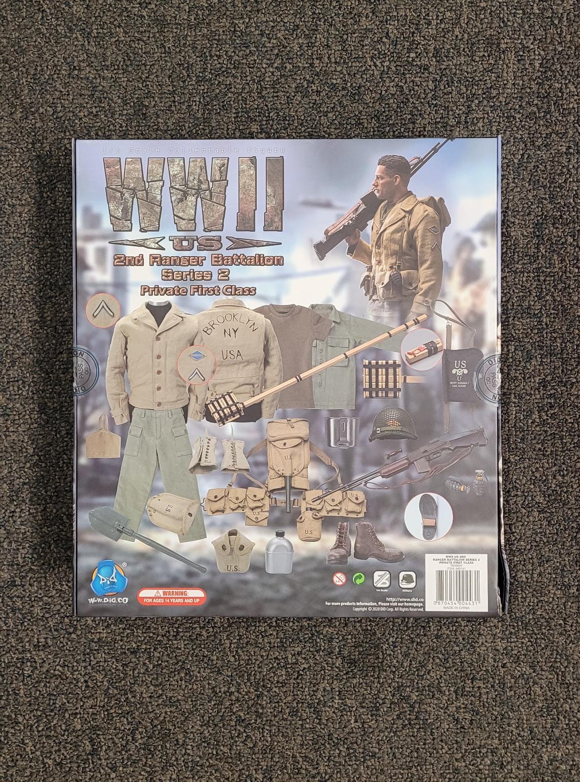 DiD-A80141D] 1/6 WWII US 2nd Ranger Battalion Series 2 - Private