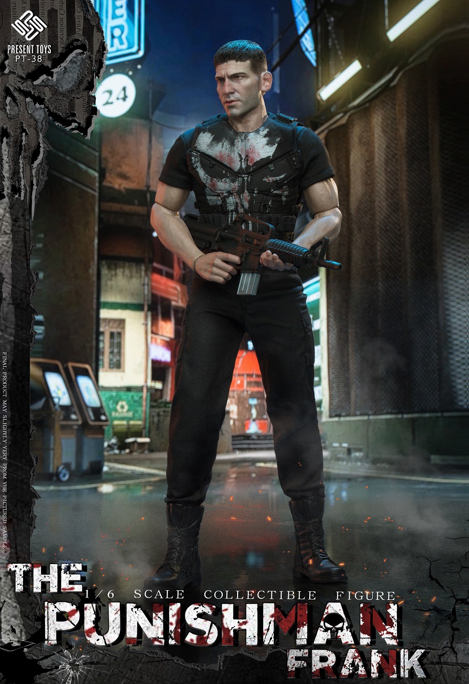 present toys 1/6 PUNISHMAN FRANK デアデビル Present Toys 1/6 The Punishman Frank Action Figure PT-SP38 | Man
