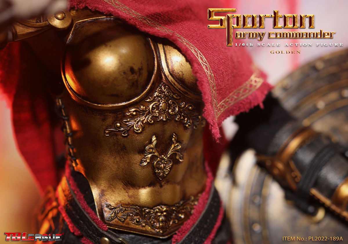 TBLeague 1/6 Spartan Army Commander Golden Figure [PL2022-189A