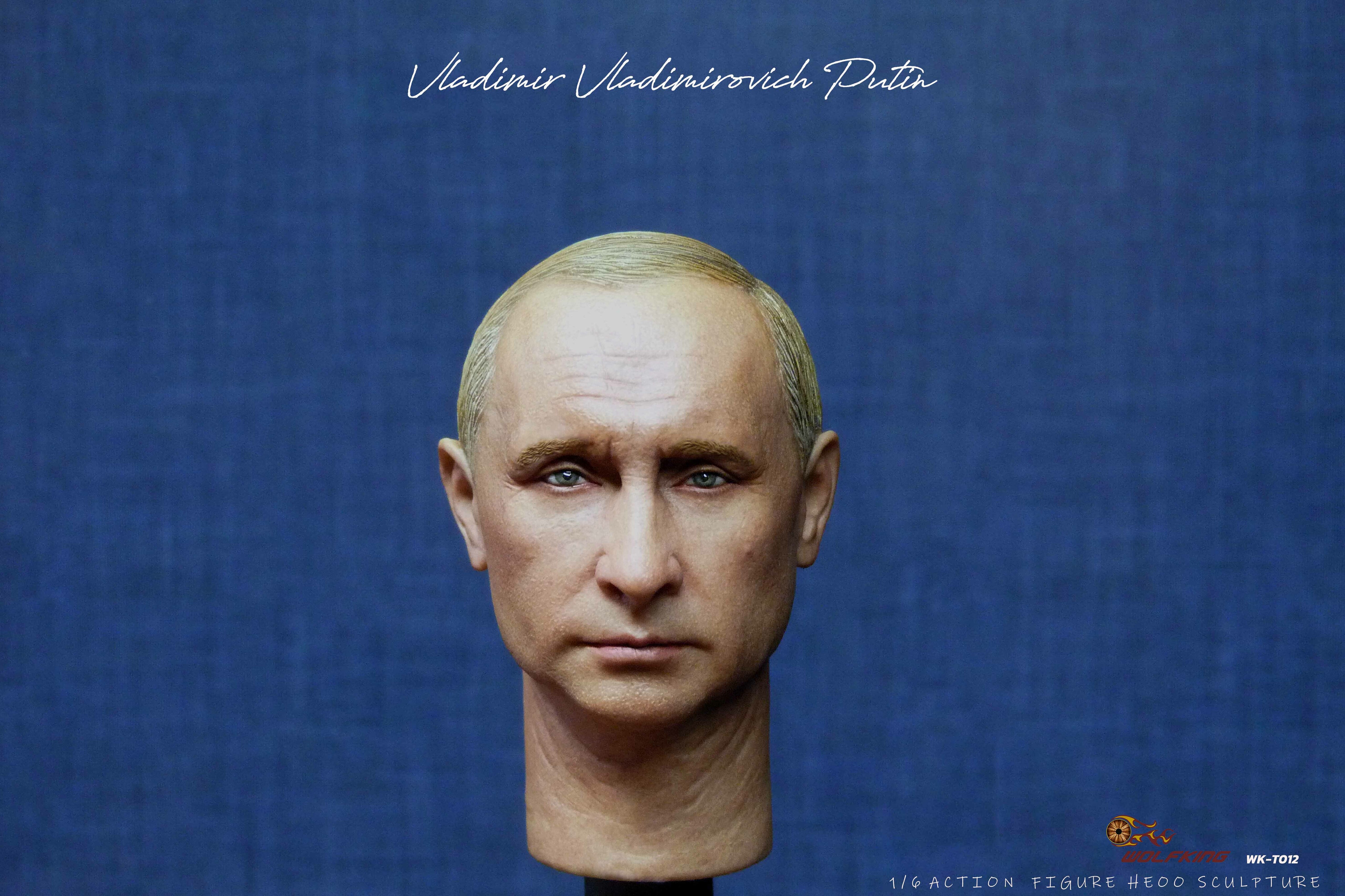 1:6 Wolf King Putin Action Figure Head [WK-T012] - EKIA Hobbies