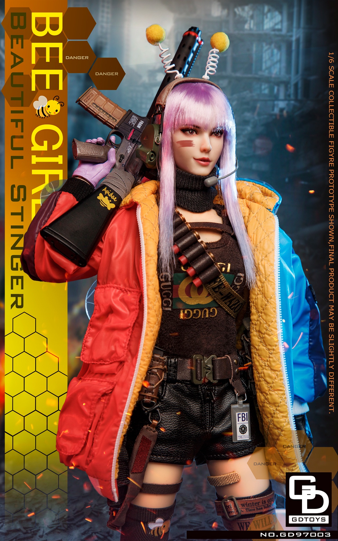 GDTOYS End Bee Girl 1/6 Action Figure [GD-97003] - EKIA Hobbies