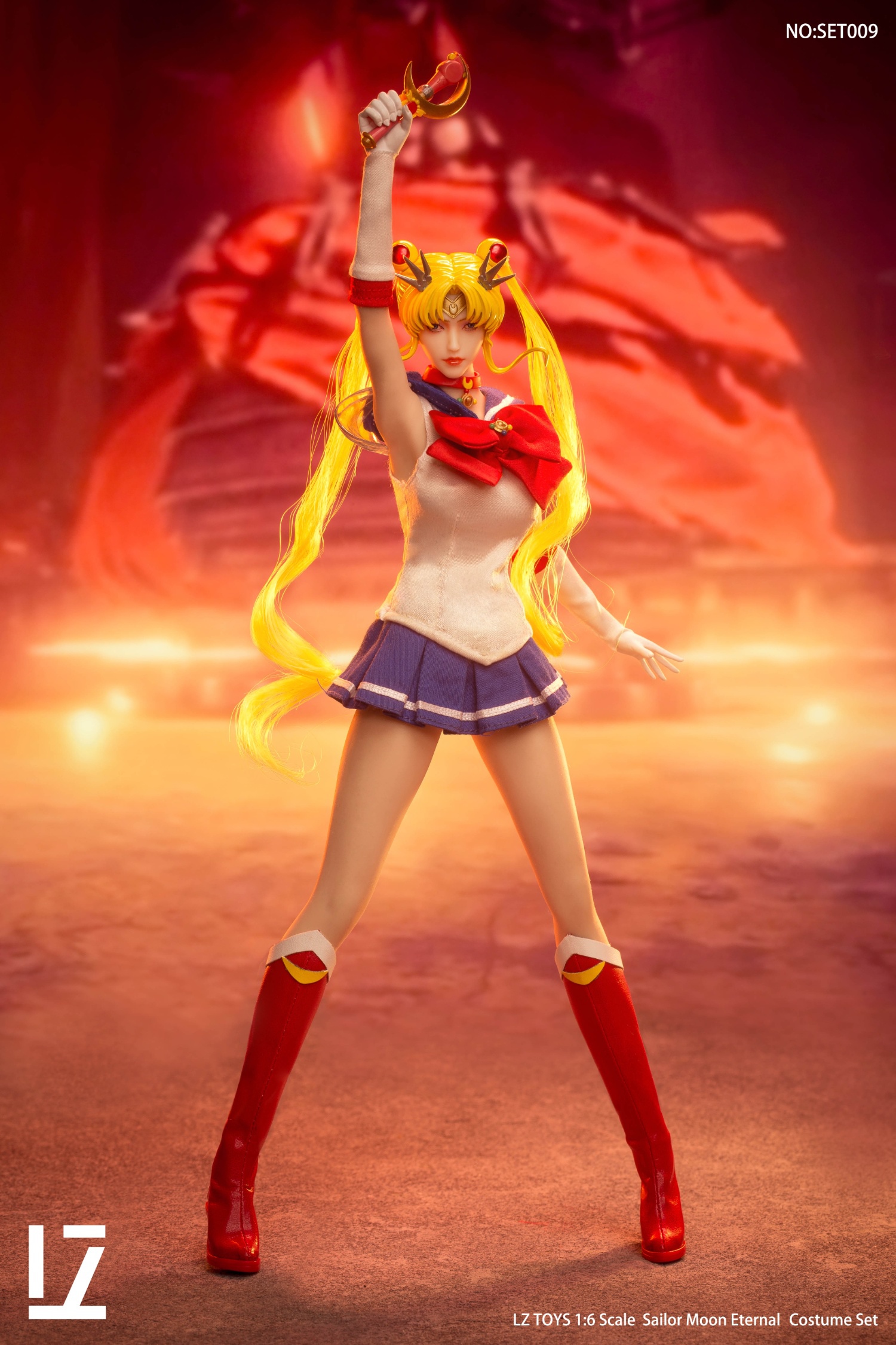 【シャオ♡レイ応援】だっこシャオレイ♡怪獣＆うさぎ☆変身コスチュームセット LZ TOYS Classic Edition Moon Warrior Head Carving & Costume [LZT