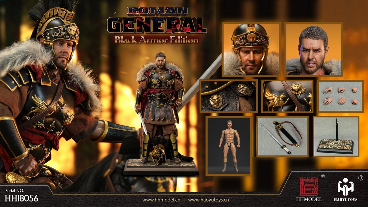 HH model X HaoYu Toys 1/6 Imperial Legion General Black Gold