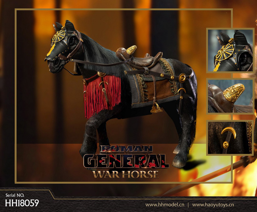 HH model X HaoYu Toys 1:6 Imperial General Horse [HY-HH18059