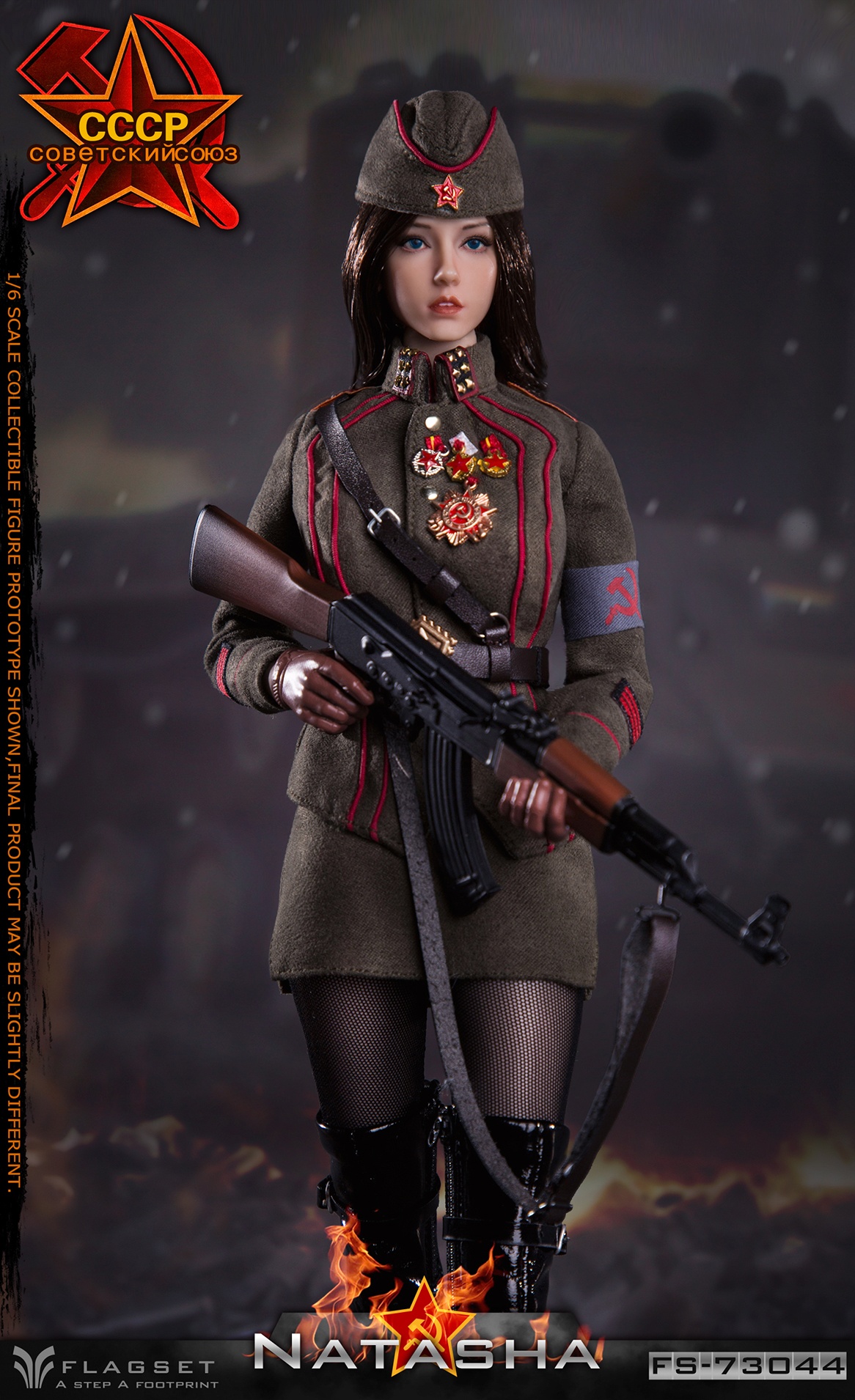 その他 Flagset Red warning Soviet female office FLAGSET - (SFG) United States Army Special Forces Group