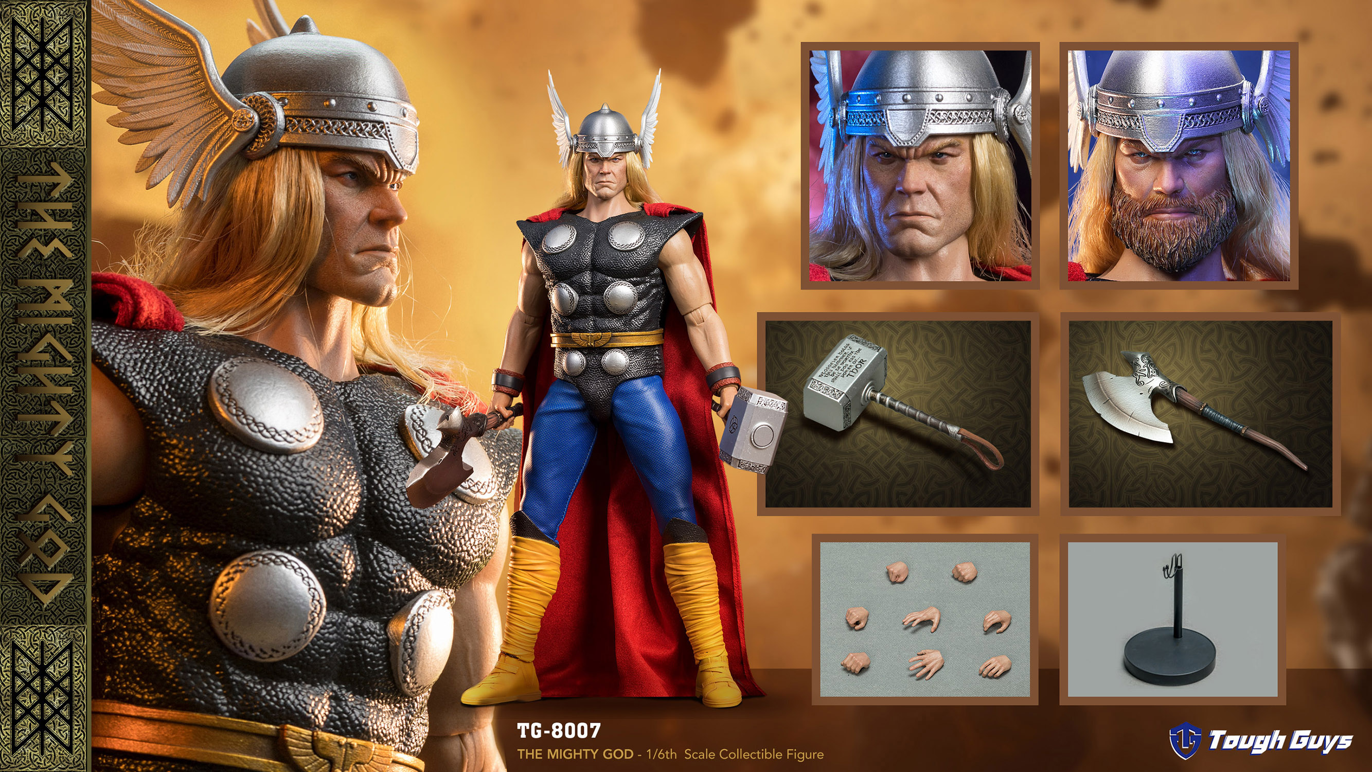 Tough Guys 1/6 The Mighty God Action Figure [TG-8007] - EKIA Hobbies