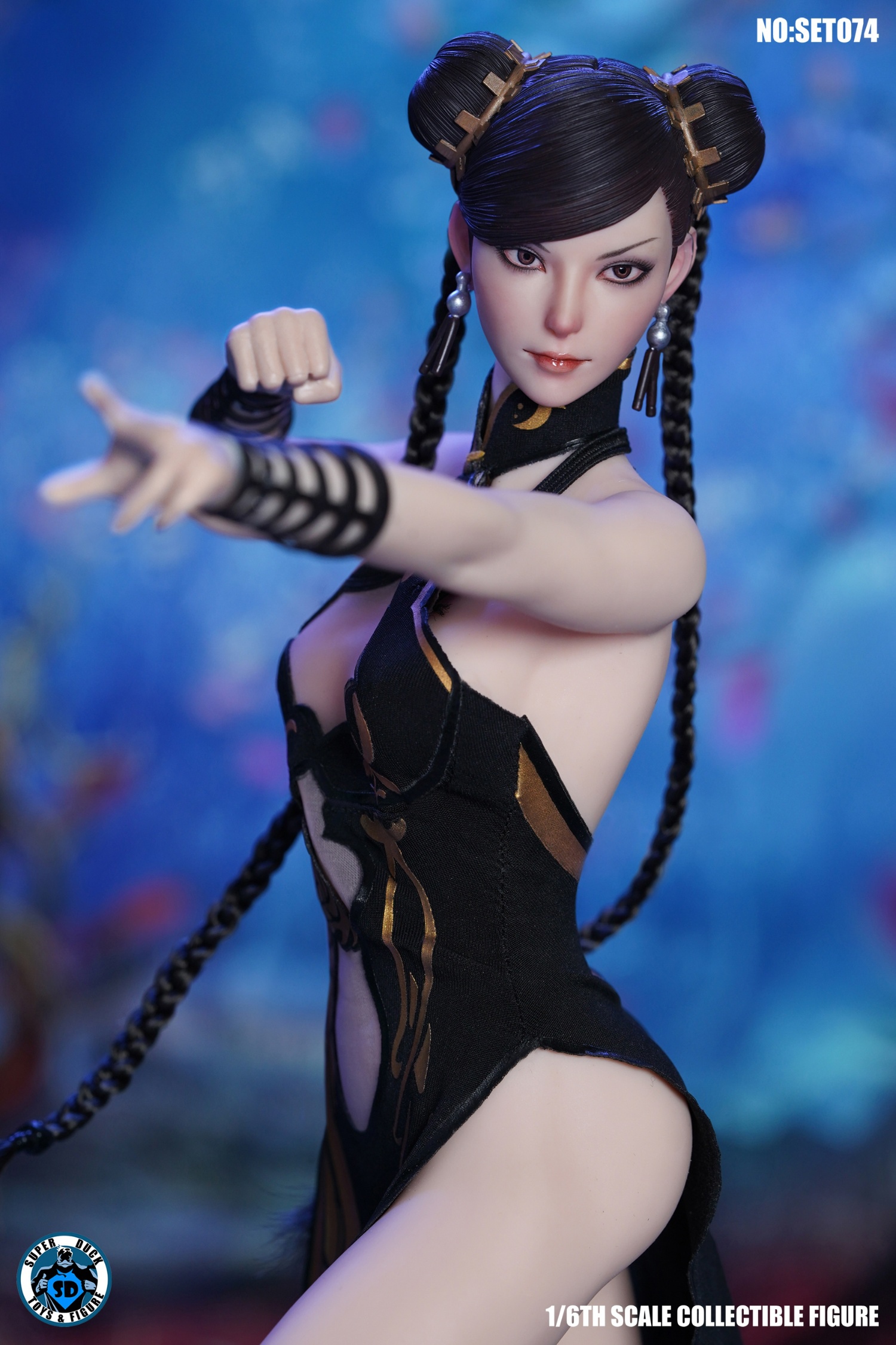 1/6 Super Duck Kung Fu Goddess Cheongsam Set for TBLeague