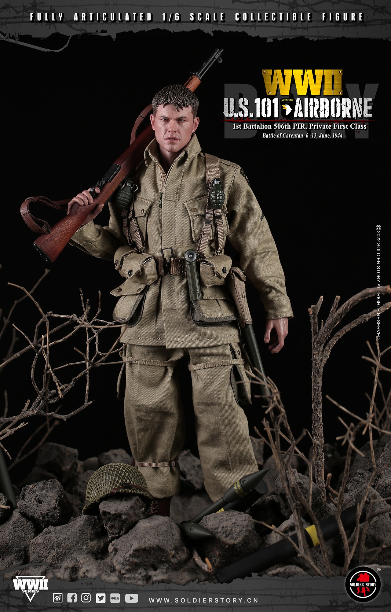 その他 Soldier Story Scale WWII U.S. 101st Airb その他 Soldier Story Scale WWII U.S. 101st Airb Soldier