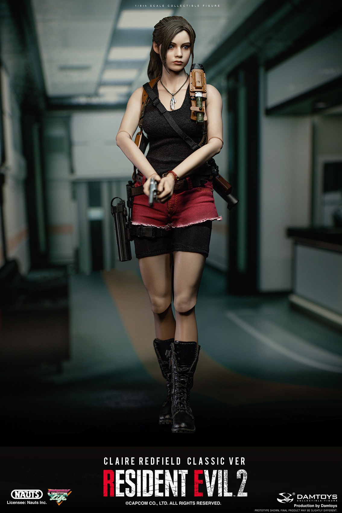 1/6 NAUTS x DAMTOYS - Resident Evil 2 Remake Claire Redfield