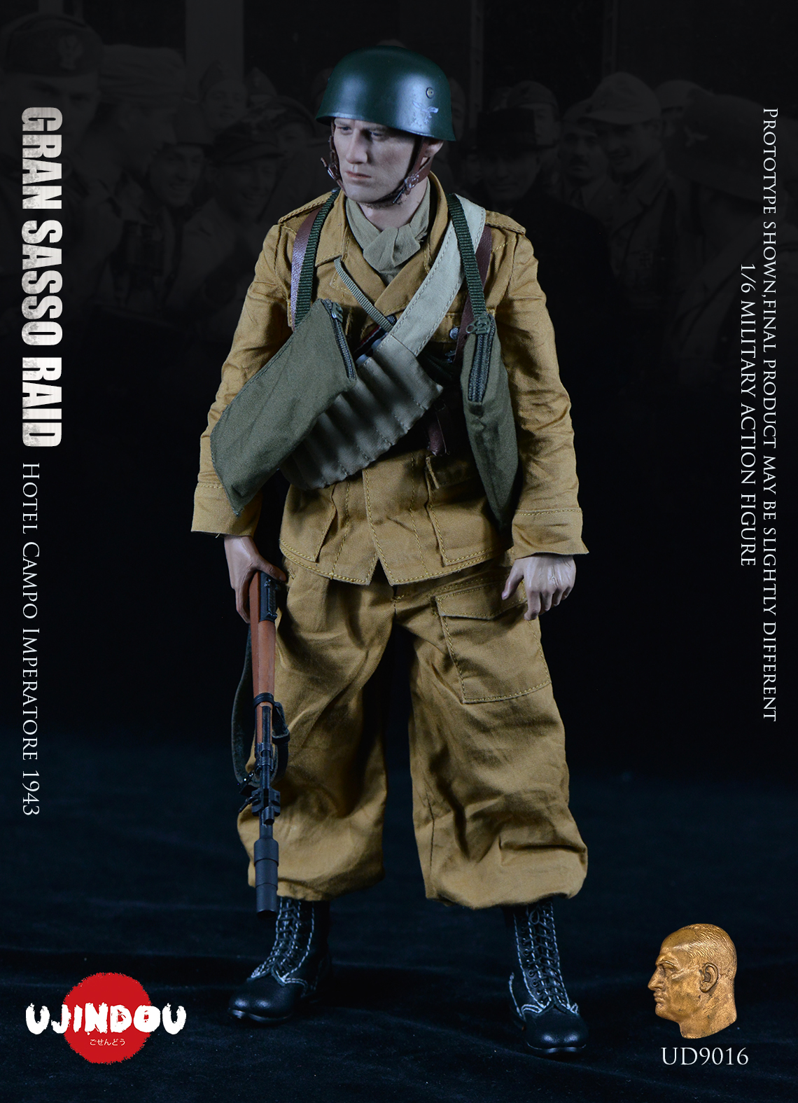 UJINDOU 1/6 GRAN SASSO RAID German Fallschirmjager Hotel