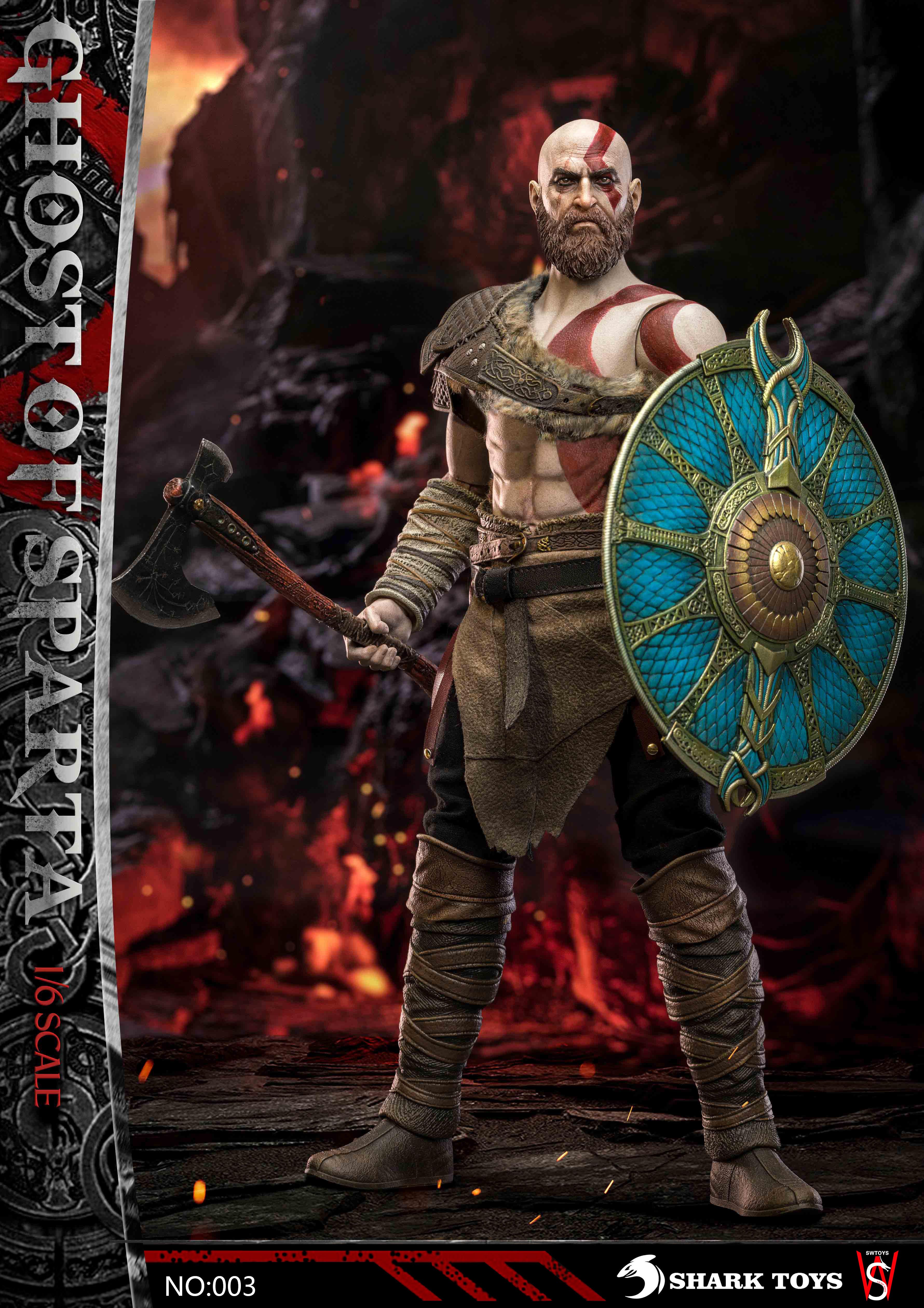 Shark Toys X SW Toys 1/6 Spartan Figure [SW-ST003] - EKIA