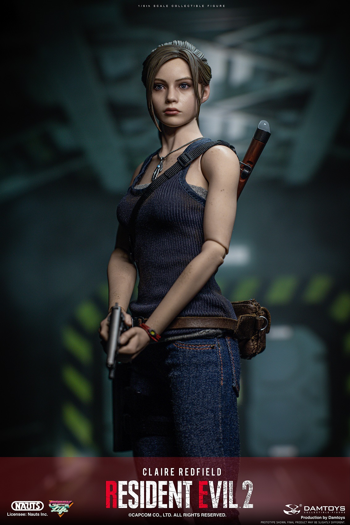 NAUTS x DAMTOYS 1/6 Resident Evil Claire Redfield Classic Version