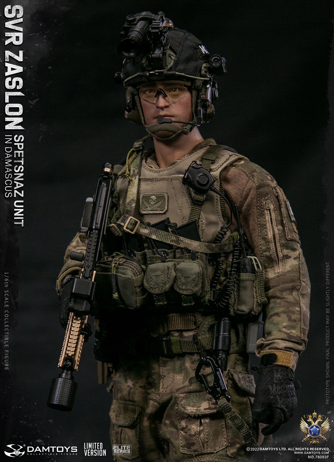 DamToys (78093) Russian SVR Zaslon in Damascus 1/6 Scale Figure