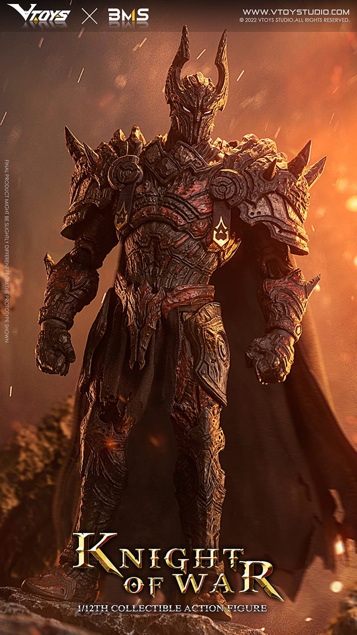 未開封 VTOYS×BMS VSD005 ナイトオブウォー アクションフィギュア VTOYS X BMS 1:12 Knight of War Figure [VSD-005] - EKIA Hobbies