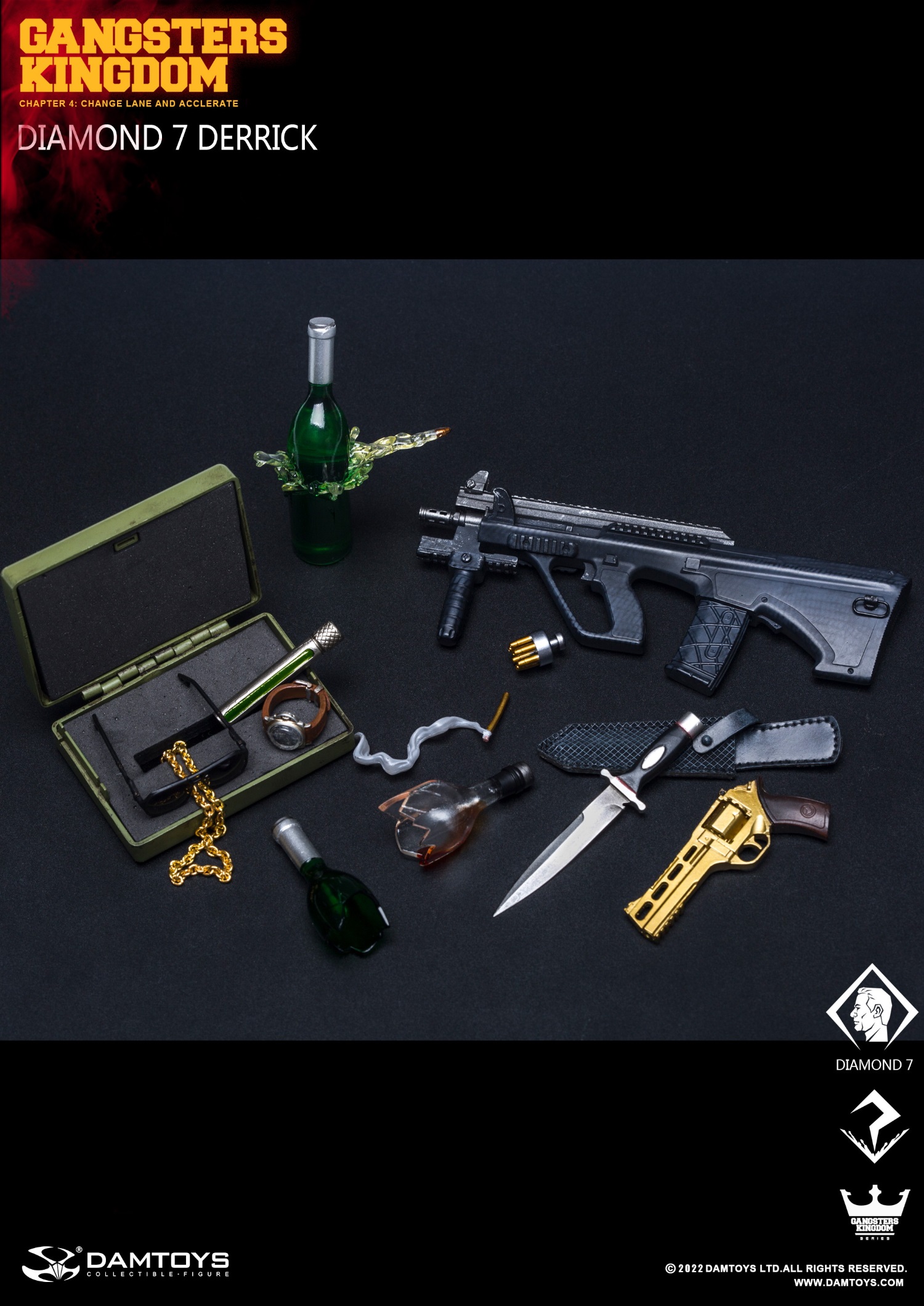 DAM TOYS Gangsters Kingdom Diamonds 7 Derrick 1/6 Figure [DAM