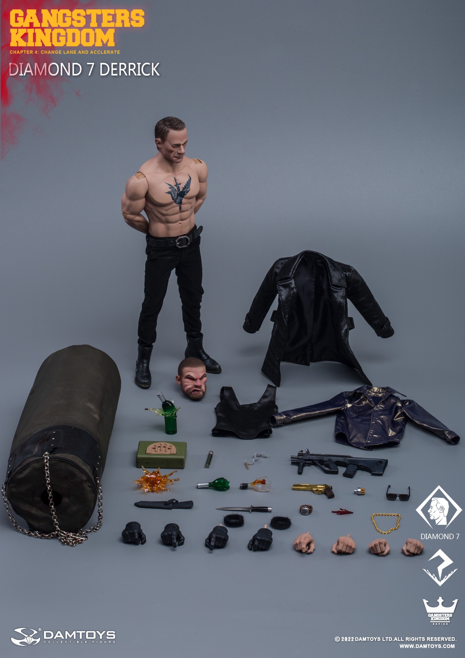 DAM TOYS Gangsters Kingdom Diamonds 7 Derrick 1/6 Figure [DAM