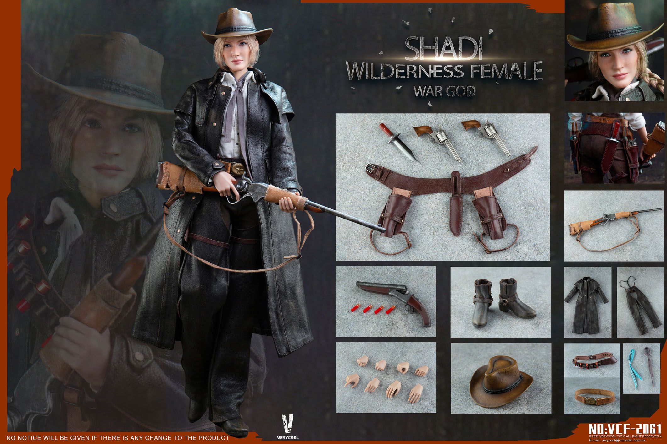 Very Cool 1/6 The Goddess of Wildness Cow Girl Action Figure [VCF