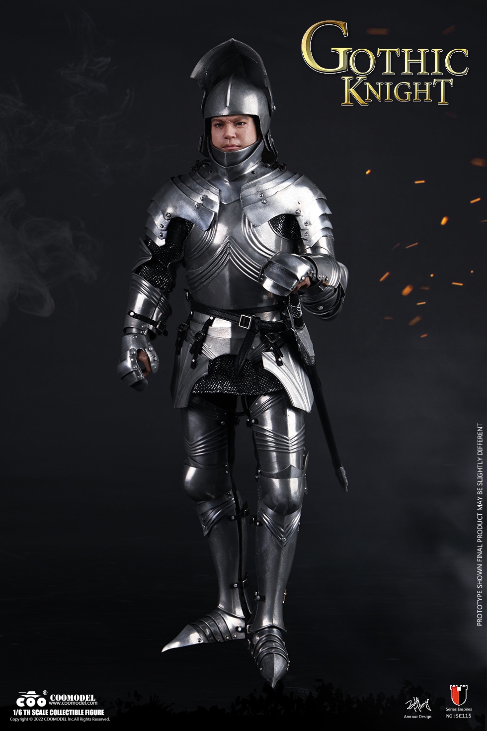 COO Model 1/6 Gothic Kinght Figure Standard Version [CM-SE115