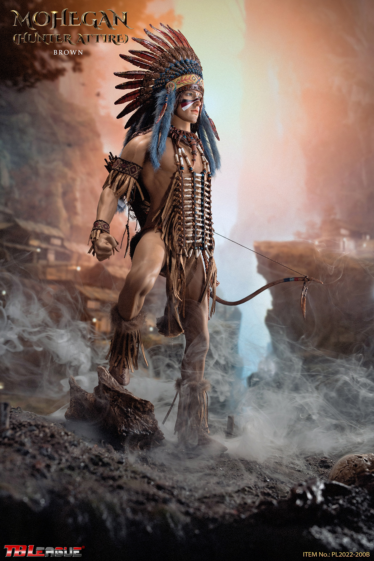 TBLeague 1/6 Mohegan Hunter Attire Brown Figure [PL2022-200B