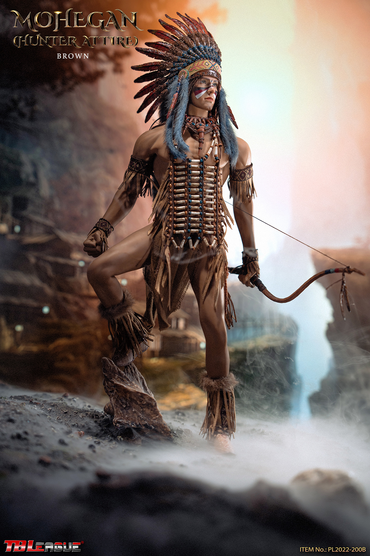 TBLeague 1/6 Mohegan Hunter Attire Brown Figure [PL2022-200B
