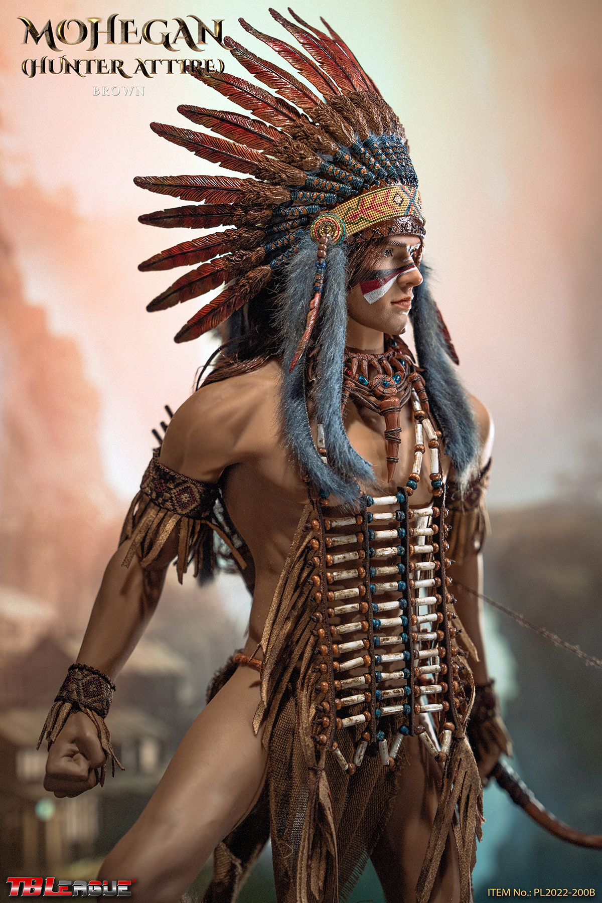 TBLeague 1/6 Mohegan Hunter Attire Brown Figure [PL2022-200B