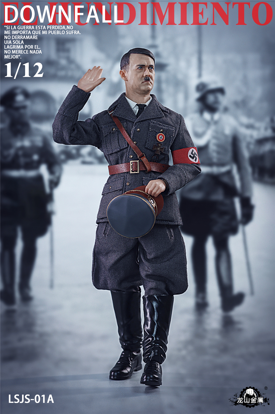 その他 Longshan l 1/12 mustache commander Long Shan Jin Shu 1:12 WWII German Mustache Commander [LS