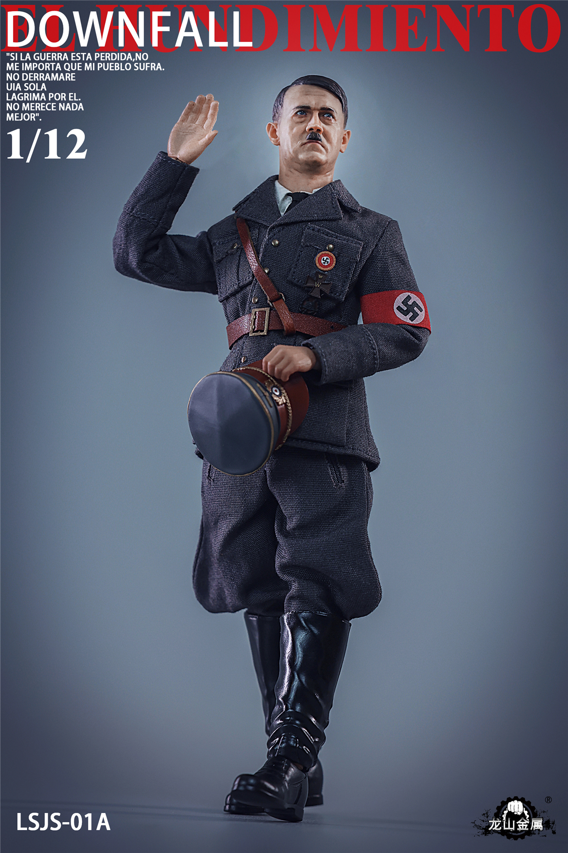その他 Longshan l 1/12 mustache commander Long Shan Jin Shu 1:12 WWII German Mustache Commander [LS