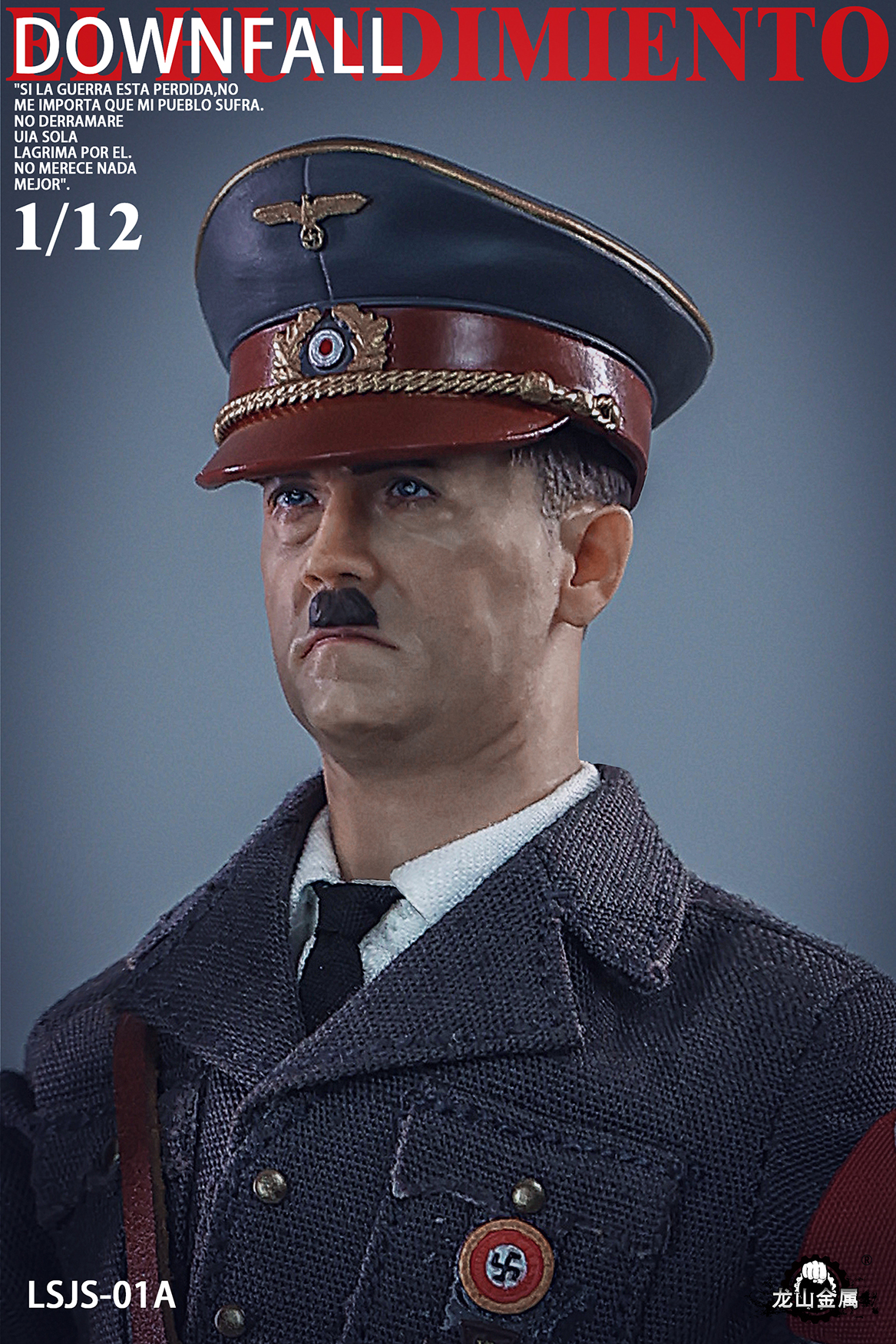 Long Shan Jin Shu 1:12 WWII German Mustache Commander [LS